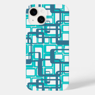 Open Mid-Century Modern Rectangles Case-Mate iPhone 14 Case