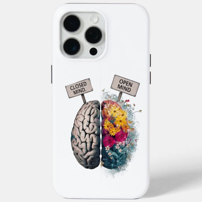 Open Mind Motivation Wall Art Case-Mate iPhone Case (Back)