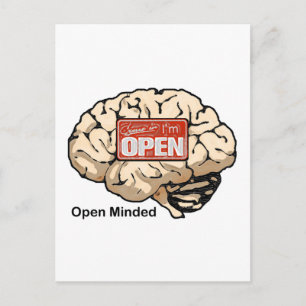 Open Minded Postcard