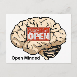 Open Minded Postcard