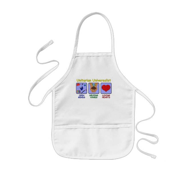 Open Minds UU Apron with Symbols (Front)