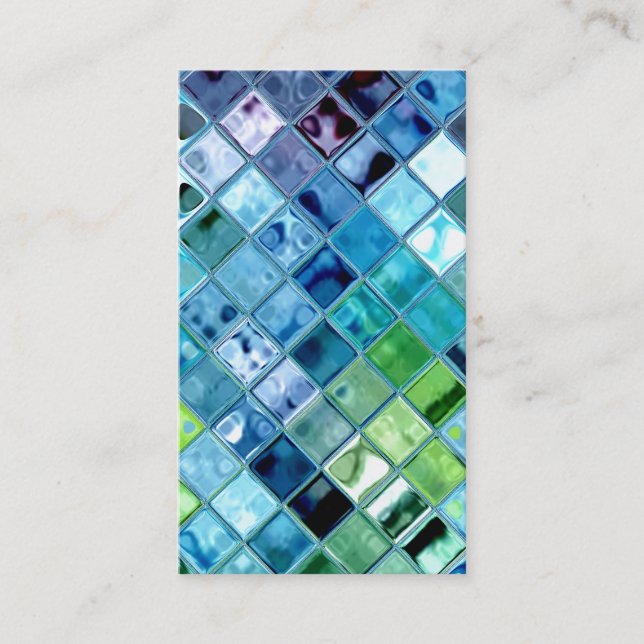 Open Ocean customisable template business cards (Front)