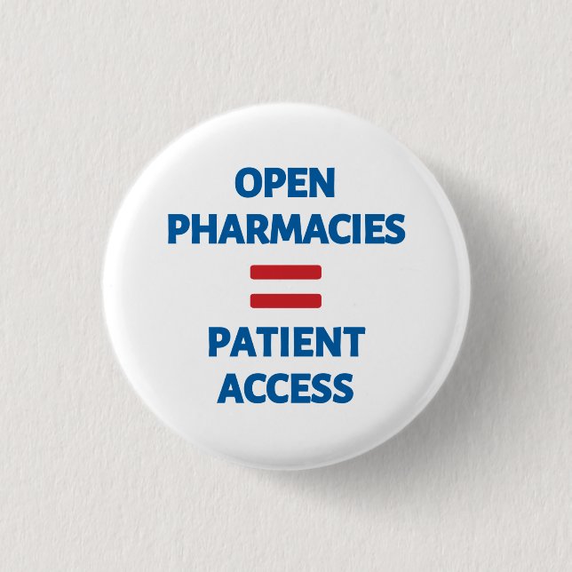 Open Pharmacies Patient Access button (Front)