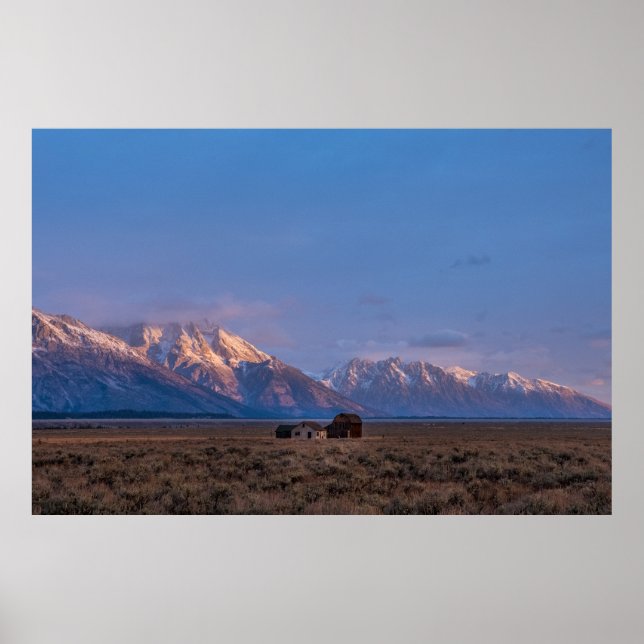 Open Prairie Grand Teton Poster (Front)