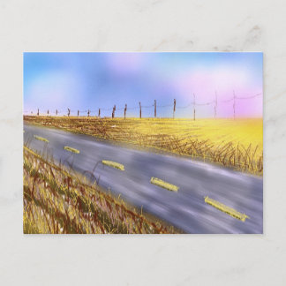 "Open Road" Postcard