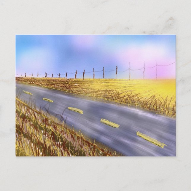 "Open Road" Postcard (Front)