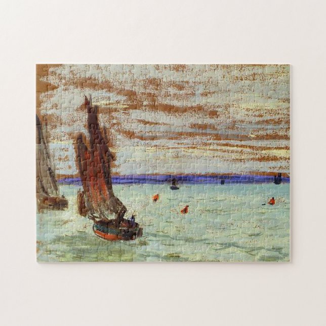 Open Sea Monet Fine Art Jigsaw Puzzle (Horizontal)
