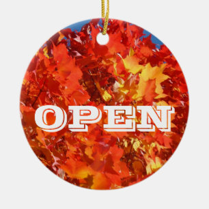 Open Sign Closed Hanging Ornament Window Sign