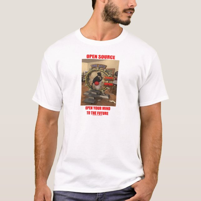 Open Source Open Your Mind To The Future (Duke) T-Shirt (Front)