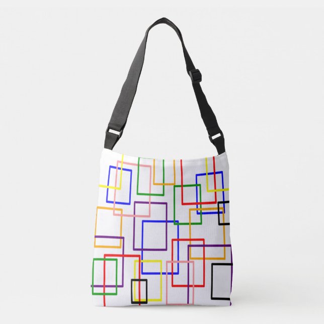 Open Squares Crossbody Bag (Front)