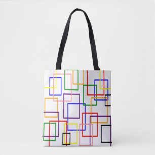 Open Squares Tote Bag