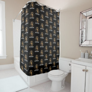 Open The Door Funny Cat Meme Cat Gang Humour Desig Shower Curtain
