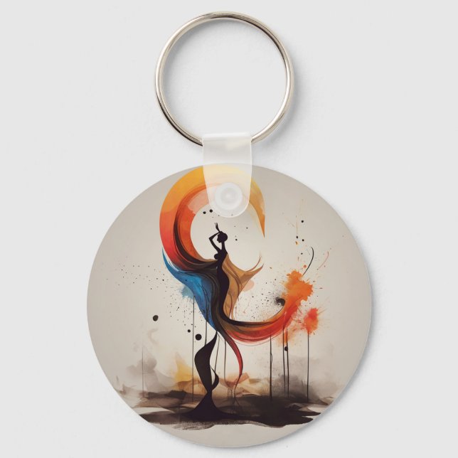 open to heart key ring (Front)