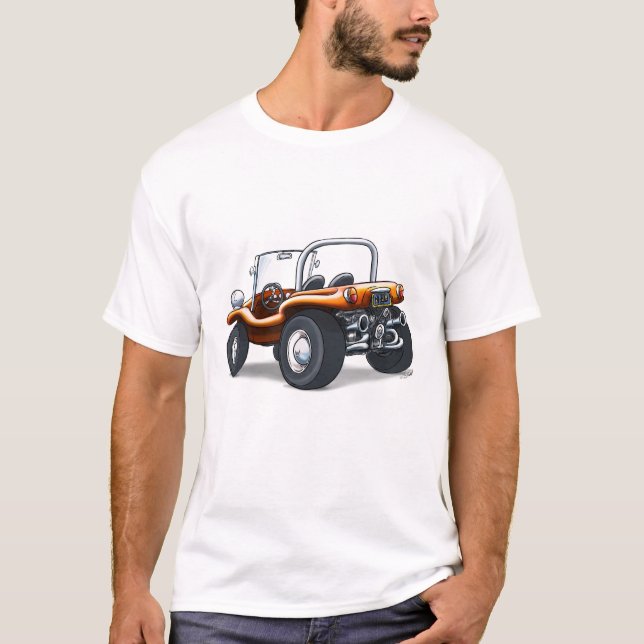open topped beach buggy in bronze T-Shirt (Front)