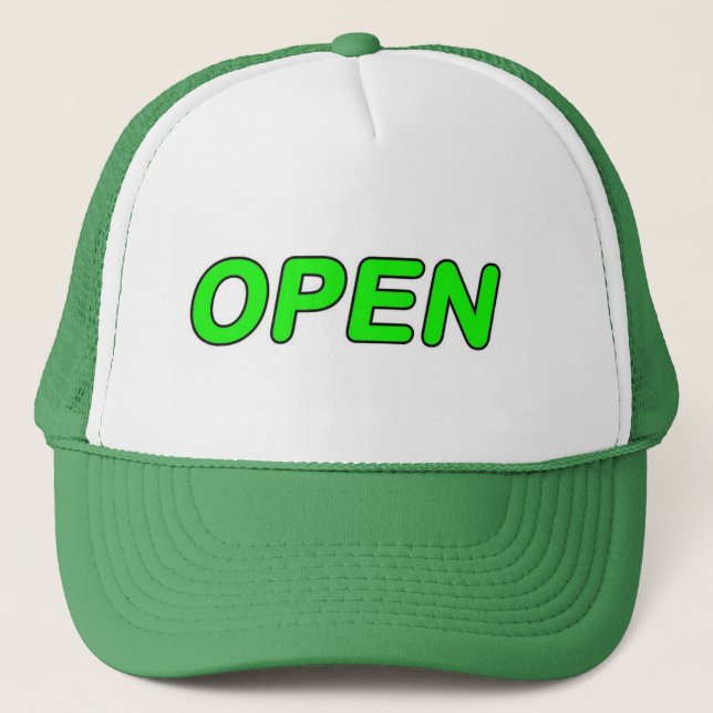 Open trucker-hat, for sale ! trucker hat (Front)
