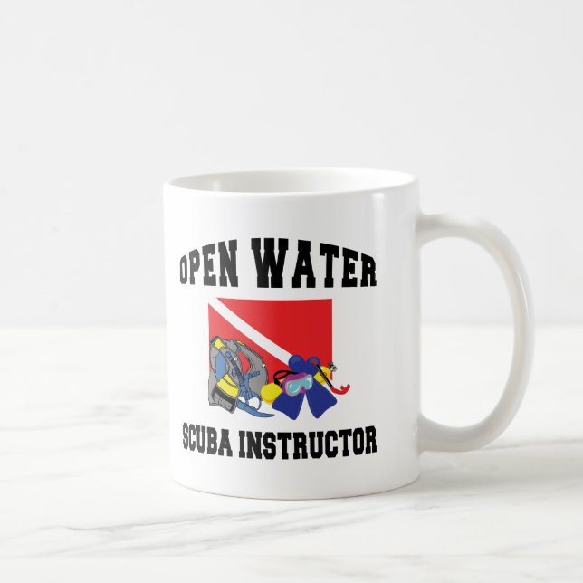 Open Water SCUBA Instructor Coffee Mug (Right)
