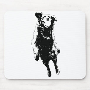 Open whites, sharp pose mouse pad