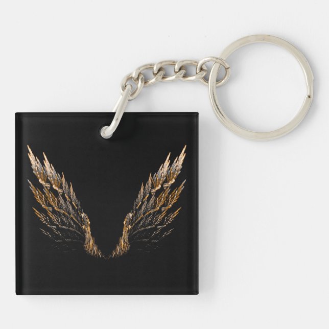 Open Wings Key Ring (Back)