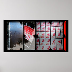 Open Work about Open Red 15 Photomontage Poster
