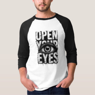 Open Your Eyes Grunge Gothic Eye Streetwear Art T-Shirt