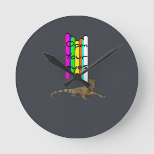Open your eyes Wall Clock