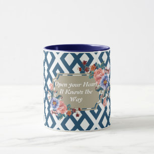 Open Your Heart it Knows the Way Designer Mug