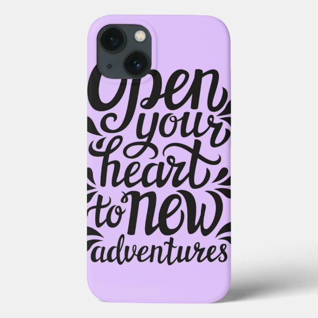 Open Your Heart To New Adventures Case-Mate iPhone Case (Back)