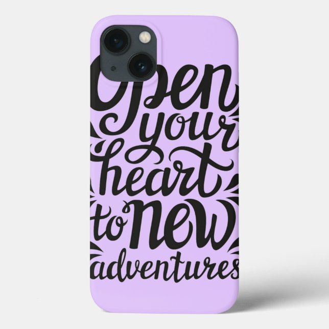 Open Your Heart To New Adventures Case-Mate iPhone Case (Back)
