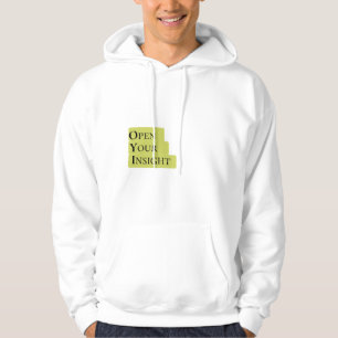 Open Your Insight – Men's Bold Minimalist T-Shirt Hoodie