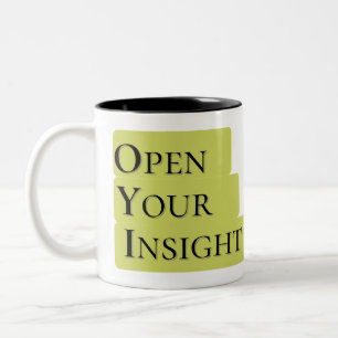 Open Your Insight   Motivational Quote Mug 