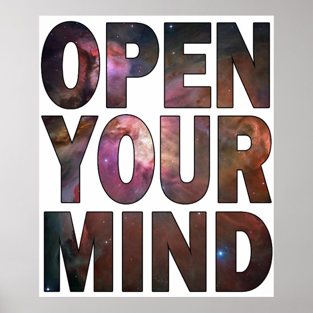 Open Your Mind Poster (Front)