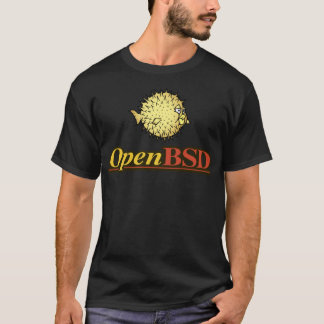 OpenBSD Logo Sticker T-Shirt