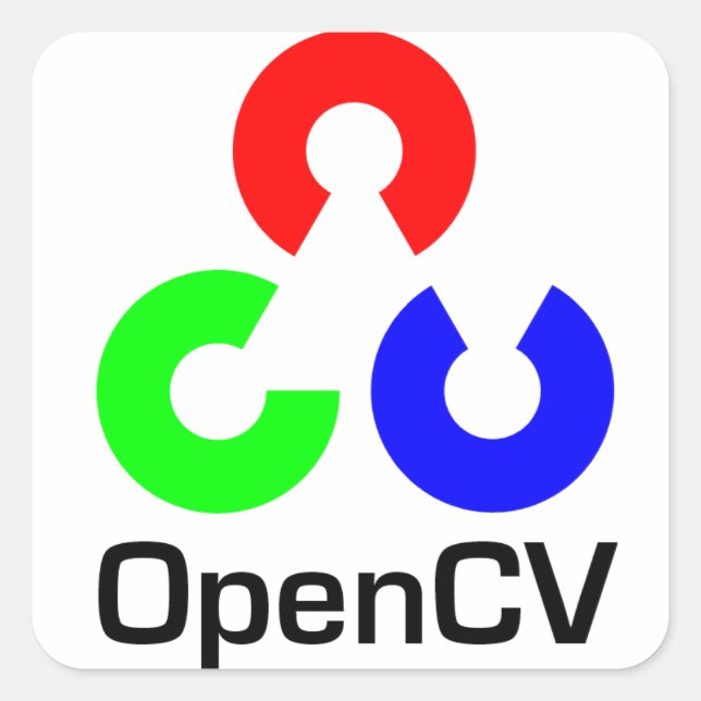 OpenCV Square Sticker (Front)