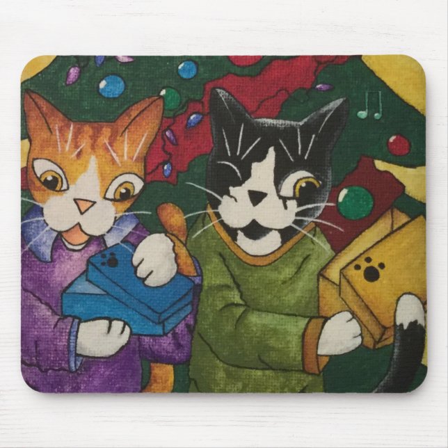 Opened Presents Mouse Pad (Front)