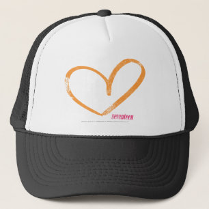 OpenHeart Orange Trucker Hat