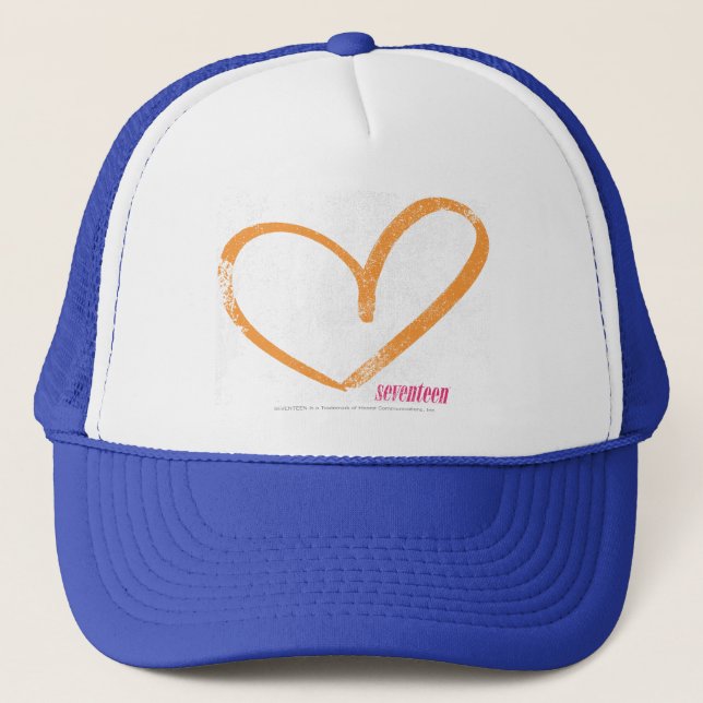OpenHeart Orange Trucker Hat (Front)