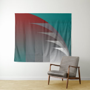 Opening curtains tapestry