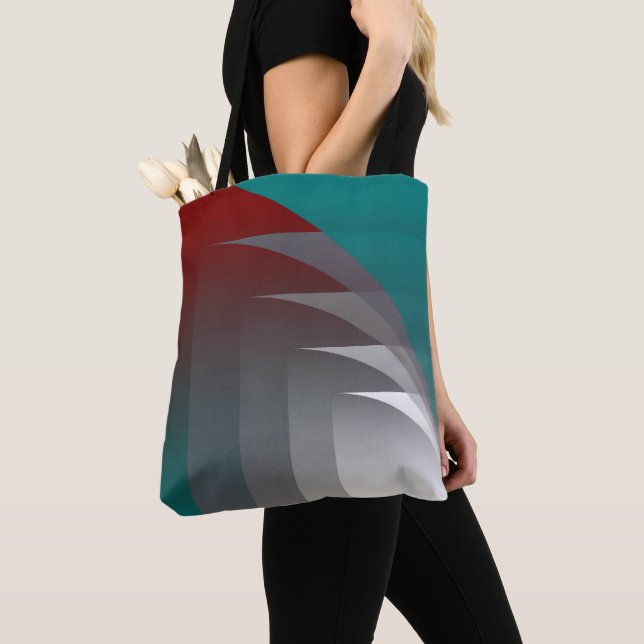 Opening curtains tote bag (Close Up)