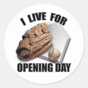 OPENING DAY CLASSIC ROUND STICKER