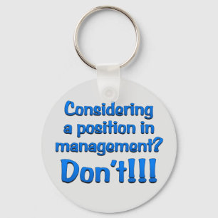 Opening in Management Key Ring