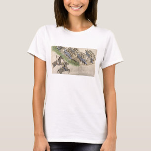 Opening of the Battle of the Little Big Horn (ink T-Shirt