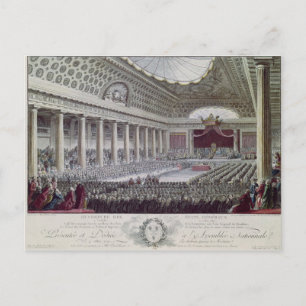 Opening of the Estates General at Versailles Postcard