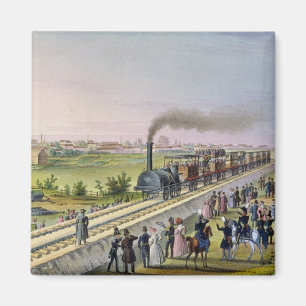 Opening of the First Railway Line Magnet
