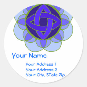 " Opening the Throat Chakra" Address Label
