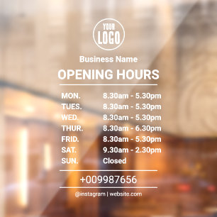 Opening Times   Business Logo Opening Hours