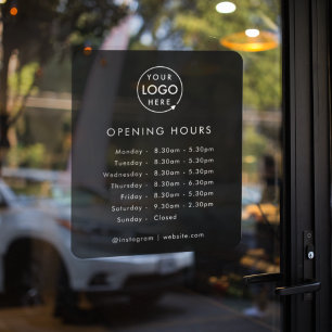 Opening Times   Business Logo Opening Hours Black