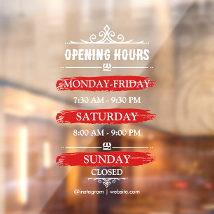 Opening Times   Business Logo Opening Hours Black 