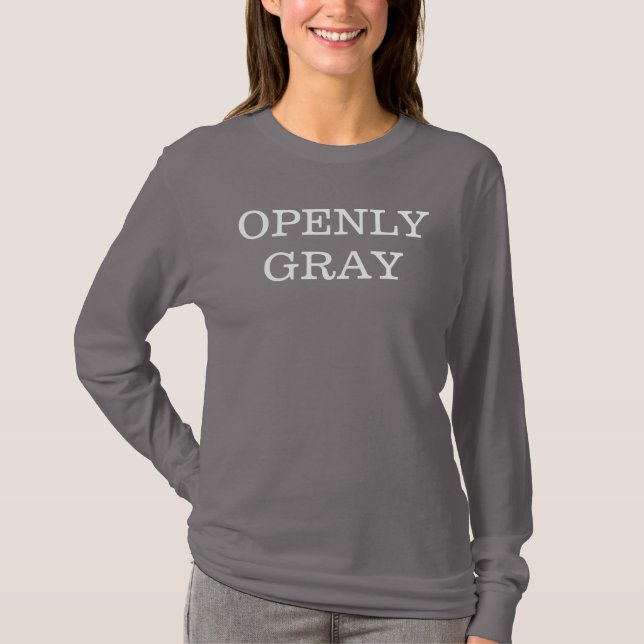 Openly Grey T-Shirt (Front)