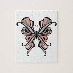 Openwork butterfly jigsaw puzzle