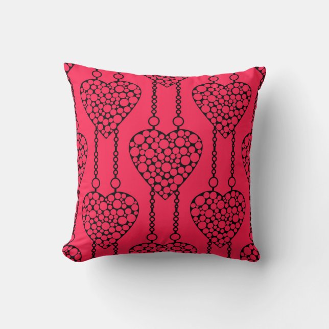 Openwork heart cushion (Front)